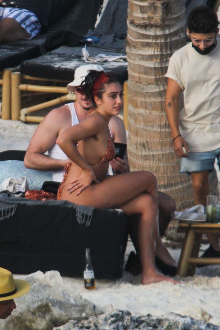 Lourdes Leon Vacationing In A Bikini At A Beach In Tulum