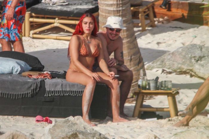 Lourdes Leon Vacationing In A Bikini At A Beach In Tulum
