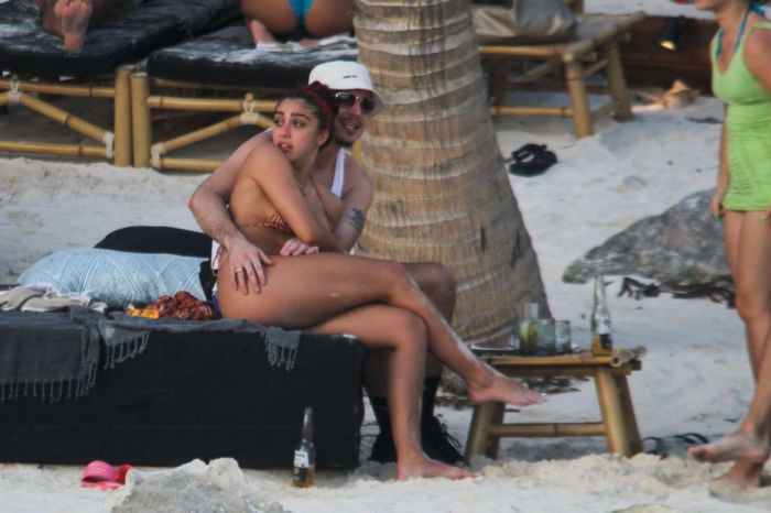 Lourdes Leon Vacationing In A Bikini At A Beach In Tulum