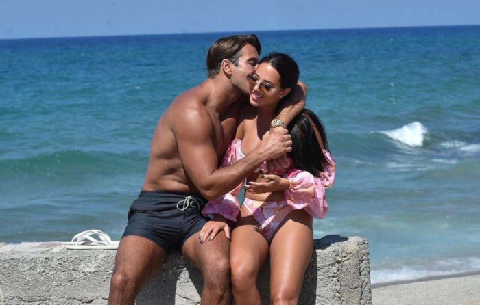 Yazmin Oukhellou Vacationing In Bikini In Cyprus