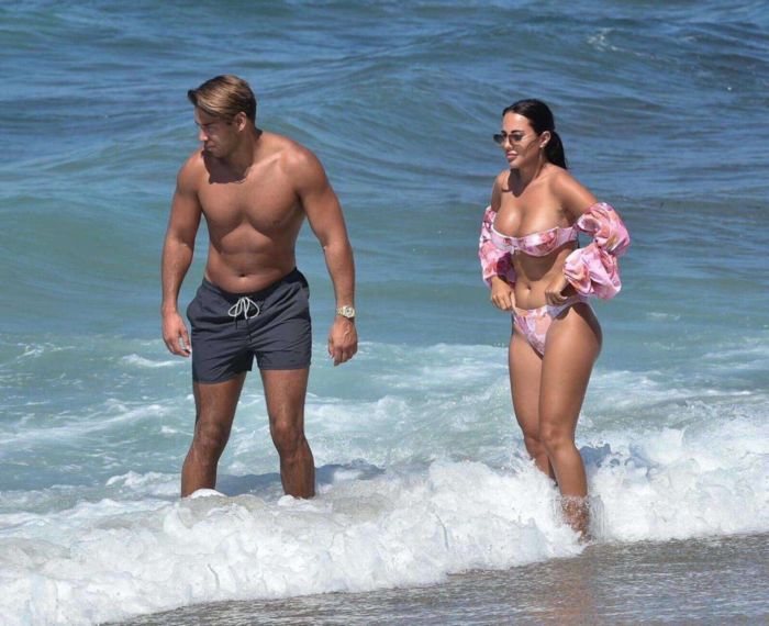 Yazmin Oukhellou Vacationing In Bikini In Cyprus