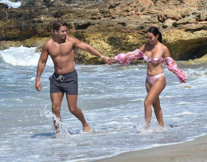 Yazmin Oukhellou Vacationing In Bikini In Cyprus
